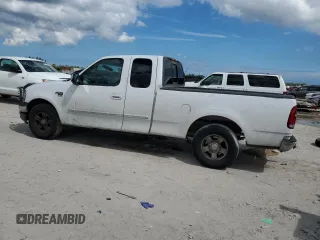 2000 Ford F-150 XL with VIN 1FTRX17L4YNA81687, listed as a Copart auction lot 46996675 with 0 mi miles and Salvage Title. Bid and sale history available at carsss.com. Image 2.