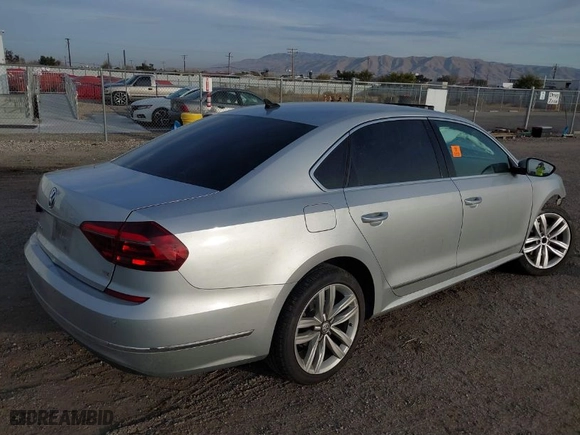 2017 Volkswagen Passat 1.8T SE w/Technology with VIN 1VWGT7A34HC053069, listed as a IAAI auction lot 41419762 with 1 mi miles. Bid and sale history available at carsss.com. Image 4.
