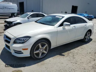 2014 Mercedes-Benz CLS-Class CLS 550 with VIN WDDLJ7DB1EA107497, listed as a Copart auction lot 52579694 with 99,752 mi miles and Salvage Title. Bid and sale history available at carsss.com. Image 1.