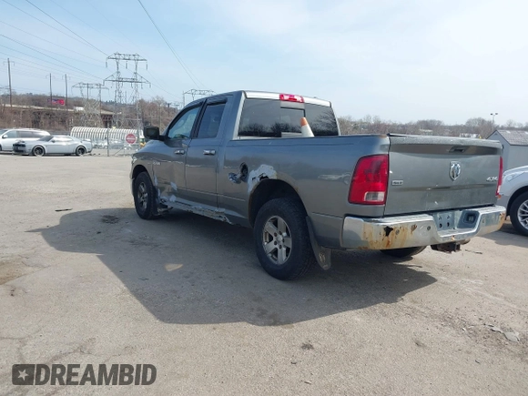 2010 Dodge 1500 SLT z VIN 1D7RV1GT3AS192606, wystawiony jako IAAI lot #41791083 z przebiegiem 284 816 mil mil oraz . Historia ofert i sprzedaży dostępna na DreamBid. Obrazek 3.