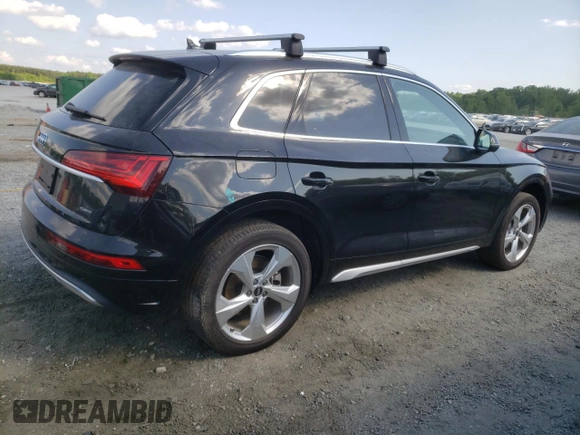 2021 Audi Q5 Premium Plus z VIN WA1BAAFY3M2063445, wystawiony jako Copart lot #55666905 z przebiegiem 29 436 mil mil oraz Szkoda całkowita • Salvage title. Historia ofert i sprzedaży dostępna na DreamBid. Obrazek 3.