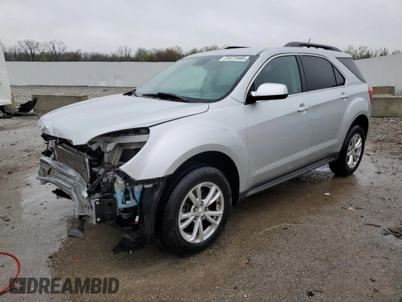 2017 Chevrolet Equinox LT with VIN 2GNFLFEK7H6219840, listed as a Copart auction lot 51072465 with 107,868 mi miles and Non Repairable. Bid and sale history available at carsss.com. Image 1.