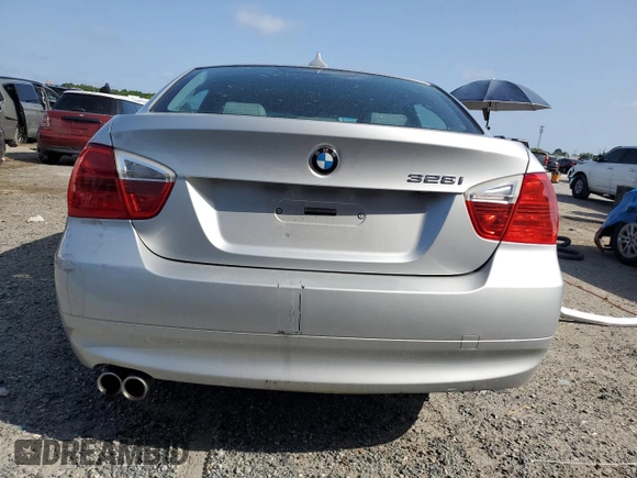 2007 BMW 3 Series 328i with VIN WBAVA33597KX82600, listed as a Copart auction lot 51384475 with 81,597 mi miles and Non Repairable. Bid and sale history available at carsss.com. Image 6.