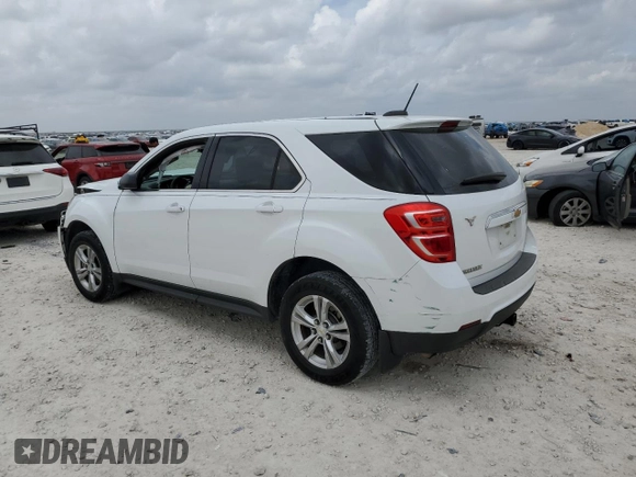 2017 Chevrolet Equinox LS with VIN 2GNALBEK5H1507484, listed as a Copart auction lot 50244405 with 117,068 mi miles and Salvage Title. Bid and sale history available at DreamBid. Image 2.
