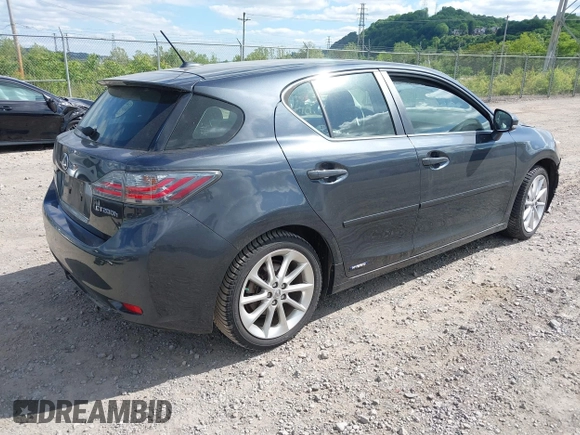 2011 Lexus CT 200h with VIN JTHKD5BH6B2017517, listed as a IAAI auction lot 42297215 with 162,209 mi miles and . Bid and sale history available at DreamBid. Image 4.