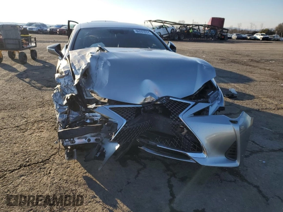 2021 Lexus RC with VIN JTHD85EC9M5006171, listed as a Copart auction lot 86593954 with 54,980 mi miles and Salvage Title. Bid and sale history available at carsss.com. Image 5.