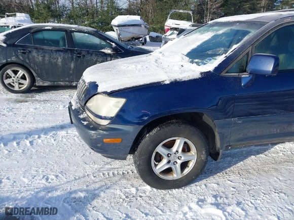 2002 Lexus RX 300 with VIN JTJGF10UX20120426, listed as a IAAI auction lot 41383589 with 243,593 mi miles. Bid and sale history available at carsss.com. Image 6.
