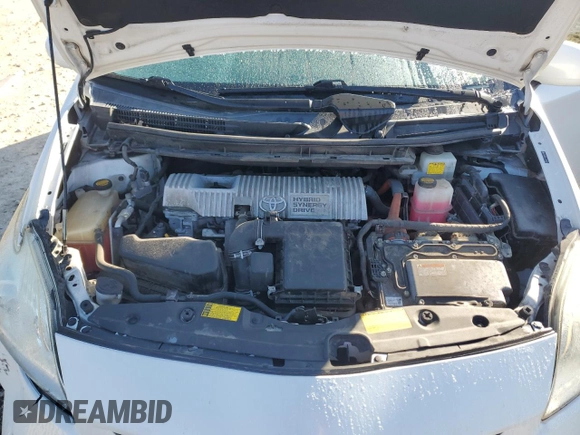 2012 Toyota Prius One with VIN JTDKN3DU4C5458916, listed as a Copart auction lot 46262245 with 130,132 mi miles and Salvage Title. Bid and sale history available at carsss.com. Image 12.
