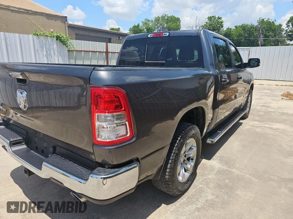 2020 Ram 1500 Lone Star with VIN 1C6RREFT3LN117968, listed as a Copart auction lot 64258905 with 62,826 mi miles and Clean title. Bid and sale history available at DreamBid. Image 4.