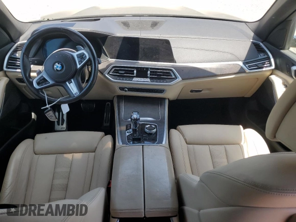 2021 BMW X5 xDrive40i with VIN 5UXCR6C03M9H41831, listed as a Copart auction lot 62145025 with Not provided miles and Salvage title. Bid and sale history available at DreamBid. Image 8.