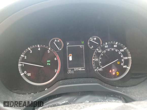 2022 Lexus GX with VIN JTJGM7BX4N5320869, listed as a Copart auction lot 82589134 with 37,748 mi miles and Salvage Title. Bid and sale history available at carsss.com. Image 9.