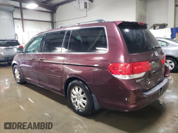 2010 Honda Odyssey EX-L with VIN 5FNRL3H62AB047431, listed as a Copart auction lot 46870685 with 173,468 mi miles and Salvage Title. Bid and sale history available at carsss.com. Image 2.