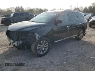 2014 Nissan Pathfinder Platinum z VIN 5N1AR2MM7EC718410, wystawiony jako Copart lot #51210625 z przebiegiem 165 899 mil mil oraz Szkoda całkowita • Salvage title. Historia ofert i sprzedaży dostępna na DreamBid. Obrazek 1.