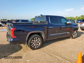 2024 Toyota Tundra 1794 Edition with VIN 5TFMC5DB7RX064784, listed as a Copart auction lot 62749385 with 17,587 mi miles and Salvage title. Bid and sale history available at DreamBid. Image 3.