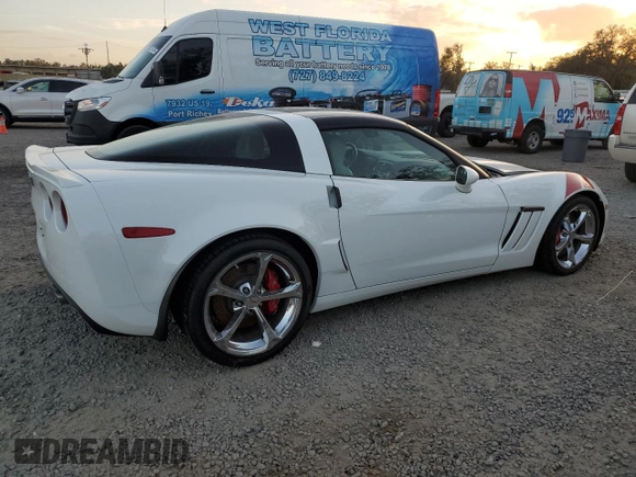 2013 Chevrolet Corvette Grand Sport 3LT with VIN 1G1YW2DW9D5110185, listed as a Copart auction lot 76976584 with Not provided miles and Non repairable. Bid and sale history available at DreamBid. Image 3.
