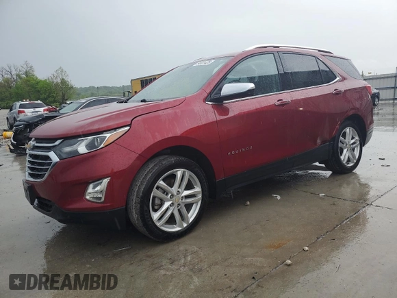 2019 Chevrolet Equinox Premier z VIN 2GNAXYEX6K6234567, wystawiony jako Copart lot #54831425 z przebiegiem 64 548 mil mil oraz Szkoda całkowita • Salvage title. Historia ofert i sprzedaży dostępna na DreamBid. Obrazek 1.