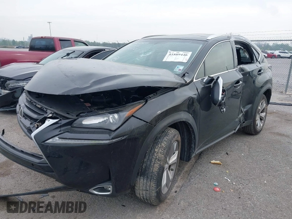 2017 Lexus NX with VIN JTJYARBZ1H2057000, listed as a IAAI auction lot 41889446 with 1 mi miles. Bid and sale history available at carsss.com. Image 16.