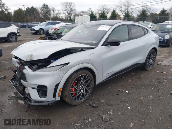2023 Ford Mustang Mach-E GT with VIN 3FMTK4SX2PMA23694, listed as a IAAI auction lot 41125283 with 15,252 mi miles and . Bid and sale history available at DreamBid. Image 16.