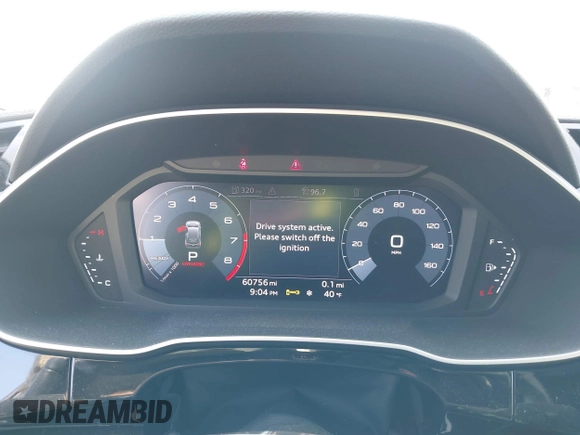 2019 Audi Q3 Premium with VIN WA1AECF32K1078022, listed as a IAAI auction lot 41365692 with 60,756 mi miles and . Bid and sale history available at DreamBid. Image 7.