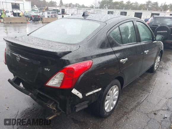 2019 Nissan Versa SV with VIN 3N1CN7AP5KL851822, listed as a IAAI auction lot 40855501 with 77,588 mi miles and . Bid and sale history available at DreamBid. Image 4.