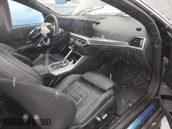 2024 BMW 4 Series 430i xDrive with VIN WBA43AT03RCN24181, listed as a Copart auction lot 88726365 with 0 mi miles and Salvage Title. Bid and sale history available at carsss.com. Image 8.