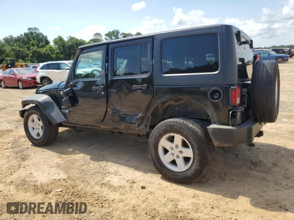 2018 Jeep Wrangler JK Unlimited Sport S with VIN 1C4BJWDG3JL906904, listed as a Copart auction lot 62789794 with 73,464 mi miles and Salvage Title. Bid and sale history available at carsss.com. Image 2.