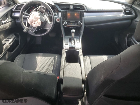 2018 Honda Civic Sedan EX-T with VIN JHMFC1F35JX021586, listed as a Copart auction lot 48384025 with 186,664 mi miles and Salvage Title. Bid and sale history available at carsss.com. Image 8.