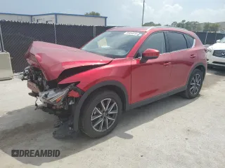 2018 Mazda CX-5 Grand Touring with VIN JM3KFADM4J1395832, listed as a Copart auction lot 66464915 with 41,410 mi miles and Salvage title. Bid and sale history available at DreamBid. Image 1.