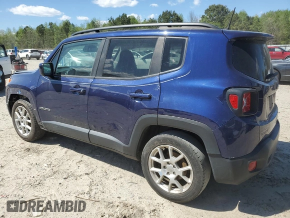 2019 Jeep Renegade Latitude z VIN ZACNJABBXKPJ75373, wystawiony jako Copart lot #52860995 z przebiegiem 80 059 mil mil oraz Szkoda całkowita • Salvage title. Historia ofert i sprzedaży dostępna na DreamBid. Obrazek 2.