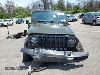 2022 Jeep Wrangler Unlimited Willys with VIN 1C4HJXDN4NW265295, listed as a Copart auction lot 58786775 with Not provided miles and Salvage title. Bid and sale history available at DreamBid. Image 5.