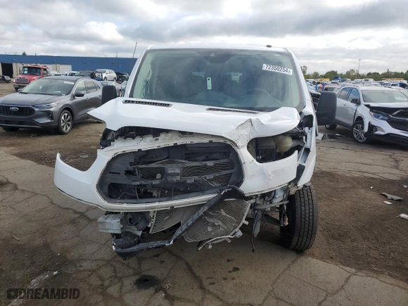 2019 Ford Transit Passenger Wagon XL with VIN 1FBZX2ZM5KKA47069, listed as a Copart auction lot 72350254 with 210,856 mi miles and Non Repairable. Bid and sale history available at carsss.com. Image 5.