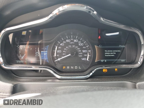 2019 Lincoln MKT with VIN 2LMHJ5NK6KBL01252, listed as a Copart auction lot 69934684 with 213,659 mi miles and Salvage Title. Bid and sale history available at DreamBid. Image 9.