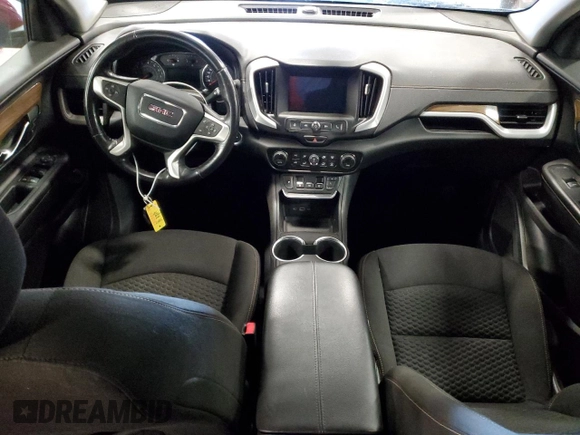 2019 GMC Terrain SLE with VIN 3GKALTEX6KL176385, listed as a Copart auction lot 75203414 with 112,325 mi miles and Salvage Title. Bid and sale history available at carsss.com. Image 8.
