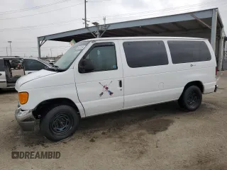 2006 Ford Econoline Passenger XL with VIN 1FMRE11W46DB09883, listed as a Copart auction lot 69028364 with 200,878 mi miles and Salvage Title. Bid and sale history available at DreamBid. Image 1.