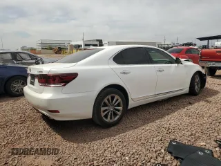 2013 Lexus LS 460 z VIN JTHBL5EF2D5115068, wystawiony jako Copart lot #50638275 z przebiegiem 84 817 mil mil oraz Szkoda całkowita • Salvage title. Historia ofert i sprzedaży dostępna na DreamBid. Obrazek 3.