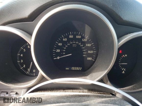 2008 Lexus SC 430 with VIN JTHFN45Y689017747, listed as a Copart auction lot 41584735 with 155,922 mi miles and Salvage title. Bid and sale history available at DreamBid. Image 9.