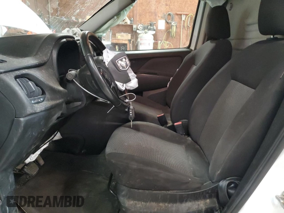 2015 Ram ProMaster City Cargo Tradesman z VIN ZFBERFAT7F6A53619, wystawiony jako Copart lot #54304605 z przebiegiem 113 667 mil mil oraz Szkoda całkowita • Salvage title. Historia ofert i sprzedaży dostępna na DreamBid. Obrazek 7.