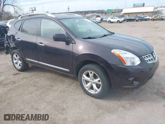 2011 Nissan Rogue SV with VIN JN8AS5MT8BW162897, listed as a IAAI auction lot 41799825 with 197,843 mi miles. Bid and sale history available at carsss.com. Image 1.