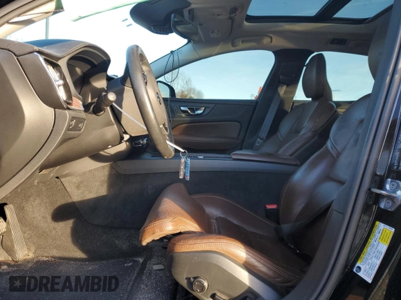 2019 Volvo S60 Inscription with VIN 7JRA22TL6KG014092, listed as a Copart auction lot 81351934 with 74,312 mi miles and Salvage Title. Bid and sale history available at carsss.com. Image 7.