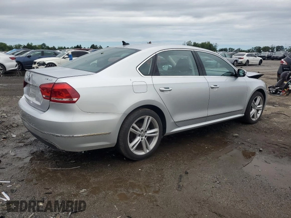 2015 Volkswagen Passat SEL Premium with VIN 1VWCV7A39FC097011, listed as a Copart auction lot 63255745 with 159,543 mi miles and Salvage title. Bid and sale history available at DreamBid. Image 3.