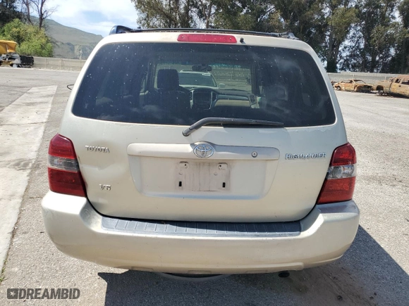 2005 Toyota Highlander with VIN JTEDP21A650074042, listed as a Copart auction lot 52615195 with 193,025 mi miles and Clean Title. Bid and sale history available at carsss.com. Image 6.