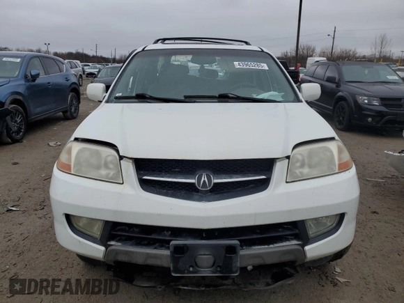2002 Acura MDX Touring Pkg with VIN 2HNYD18692H530918, listed as a Copart auction lot 43965285 with 0 mi miles and Salvage Title. Bid and sale history available at carsss.com. Image 5.