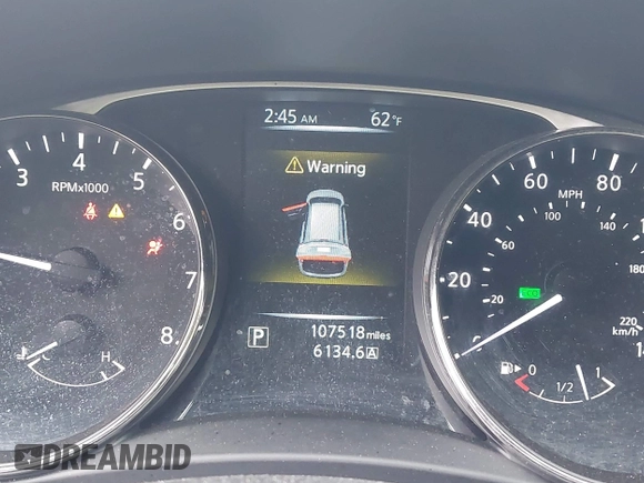 2015 Nissan Rogue SV with VIN KNMAT2MV9FP588090, listed as a IAAI auction lot 42132606 with 107,518 mi miles and . Bid and sale history available at carsss.com. Image 7.