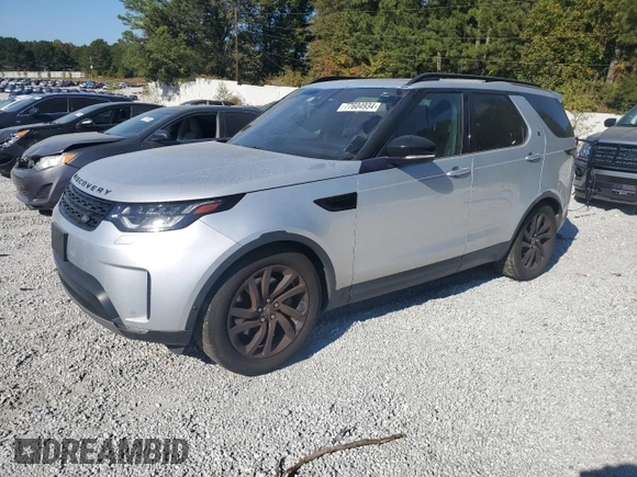2017 Land Rover Discovery HSE with VIN SALRRBBVXHA040814, listed as a Copart auction lot 77604934 with 115,308 mi miles and Clean Title. Bid and sale history available at carsss.com. Image 1.