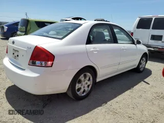 2009 Kia Spectra EX with VIN KNAFE222095665094, listed as a Copart auction lot 55830585 with 144,656 mi miles and Clean Title. Bid and sale history available at DreamBid. Image 3.