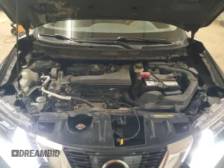 2017 Nissan Rogue SV with VIN KNMAT2MV7HP594800, listed as a Copart auction lot 41645625 with 135,612 mi miles and Salvage Title. Bid and sale history available at DreamBid. Image 13.