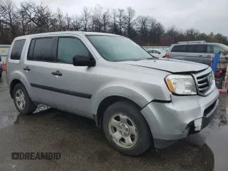 2015 Honda Pilot LX with VIN 5FNYF4H26FB004529, listed as a Copart auction lot 51766975 with 64,409 mi miles and Salvage Title. Bid and sale history available at DreamBid. Image 4.