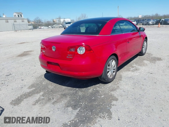 2009 Volkswagen Eos Komfort with VIN WVWBA71F39V008482, listed as a IAAI auction lot 42047734 with 109,307 mi miles and . Bid and sale history available at DreamBid. Image 4.