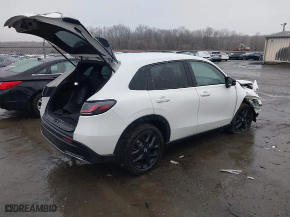 2023 Honda HR-V Sport with VIN 3CZRZ2H56PM707128, listed as a IAAI auction lot 41517597 with 40,901 mi miles. Bid and sale history available at carsss.com. Image 4.
