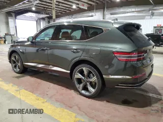 2025 Genesis GV80 Prestige z VIN KMUHEESC4SU250360, wystawiony jako Copart lot #55827155 z przebiegiem 3 214 mil mil oraz Szkoda całkowita • Salvage title. Historia ofert i sprzedaży dostępna na DreamBid. Obrazek 2.